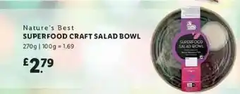 Lidl Nature's Best Superfood Craft Salad Bowl offer