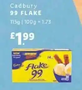 Lidl Cadburry 99 Flake offer