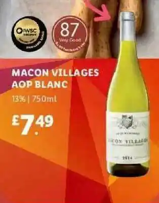 Lidl Macon Villages Aop Blanc offer