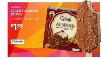 Lidl Gelatelli Classic Almon Sticks offer