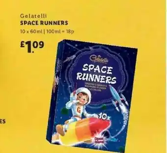 Lidl Gelatelli Space Runners offer