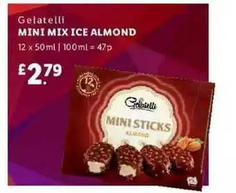 Lidl Gelatelli Mini Mix Ice Almond offer