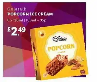 Lidl Gelatelli Popcorn Ice Cream offer