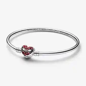 Pandora Pandora moments marvel spider-man mask clasp bangle offer