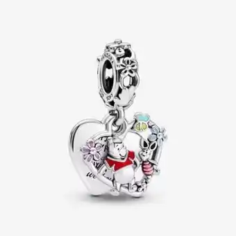 Pandora Disney winnie the pooh & piglet double dangle charm offer