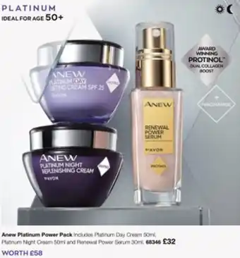 Avon Anew Platinum Power Pack offer