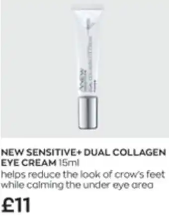 Avon New Sensitive+ Dual Collagen Eye Cream 15ml offer