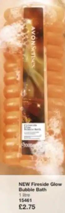 Avon New Fireside Glow Bubble Bath 1 Litre offer
