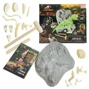 Home Bargains Jurassic world: camp cretaceous - glow dig kit offer