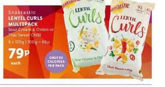 Lidl Snaktastic Lentil Curls Multipack offer