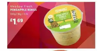 Lidl Meadow Fresh Pineapple Rings offer