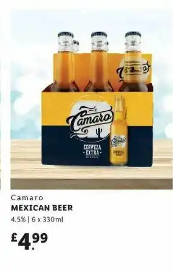 Lidl Camaro Mexican Beer offer