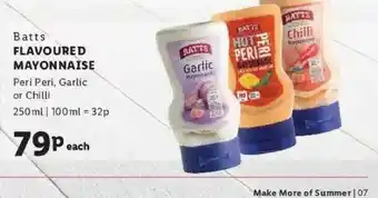 Lidl Batts Flavoured Mayonnaise offer