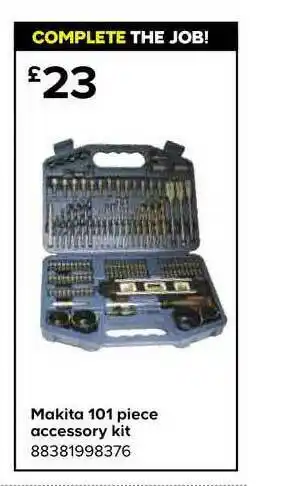 TradePoint Makita 101 Piece Accessory Kit offer