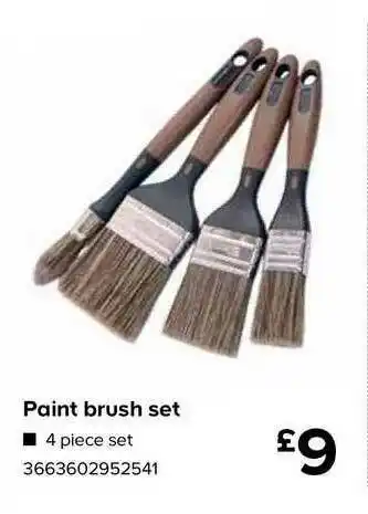 TradePoint Paint Brush Set offer