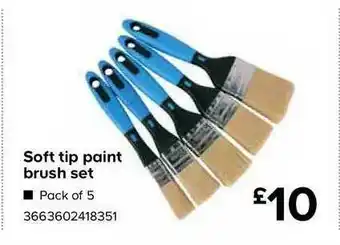 TradePoint Soft Tip Pain Brush Set offer