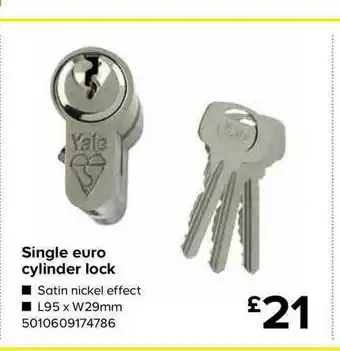 TradePoint Single Euro Cylinder Lock offer