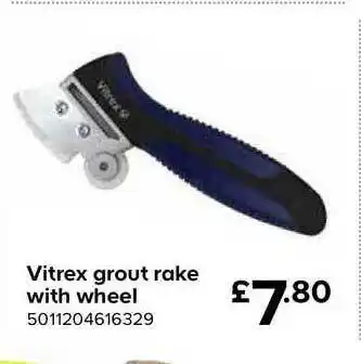 TradePoint Vitrex Grout Rake With Wheel offer