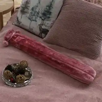 Home Bargains Midnight bloom: long hot water bottle - pink offer
