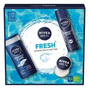 Lloyds Pharmacy Nivea men fresh shower, deo & care trio offer