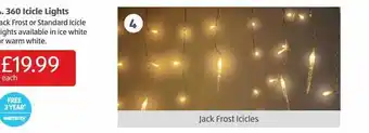 Aldi 360 icicle lights offer