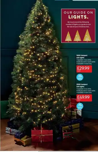 Aldi 1000 compact led lights, 2000 compact led lights, offer