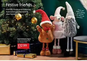 Aldi Plush christmas figure offer