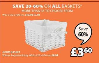 JYSK Gorm basket offer