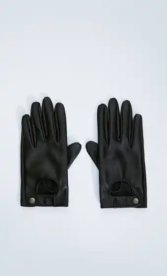 Stradivarius Faux leather gloves offer