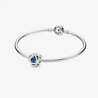 Pandora September birthstone eternity circle bangle gift set offer