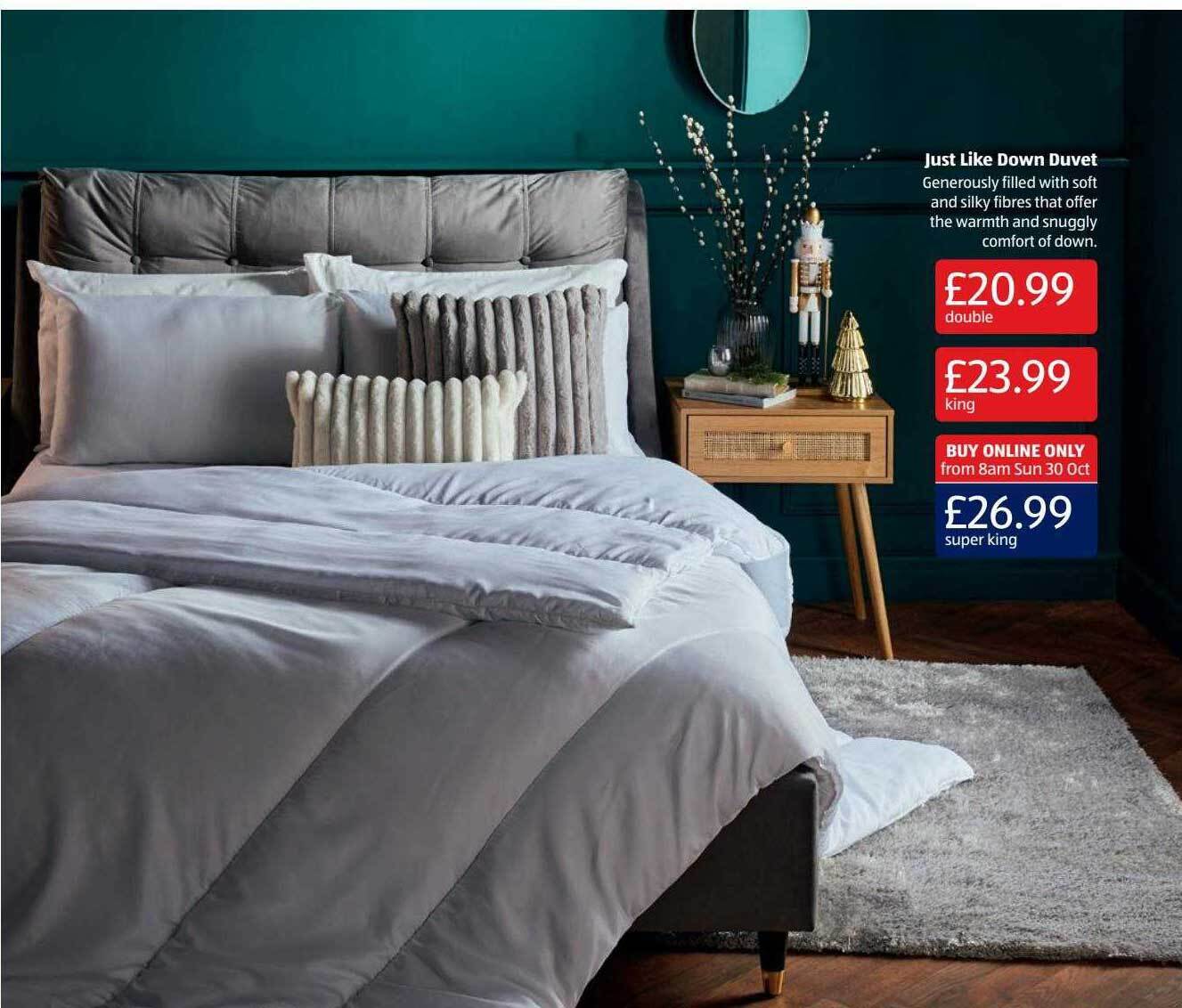 silentnight just like down double duvet