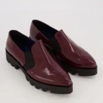 TK Maxx Brown patent leather shoes offer