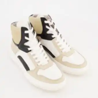 TK Maxx White & beige lace up trainers offer