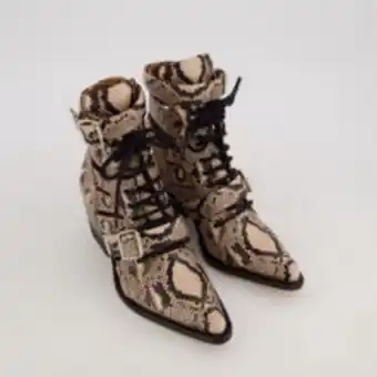 TK Maxx Brown reptile effect boots offer