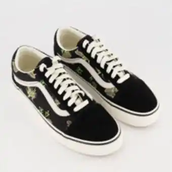 TK Maxx Black desert old skool canvas trainers offer
