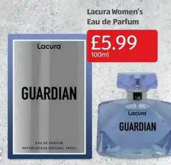 Aldi Lacura women's eau de parfum offer