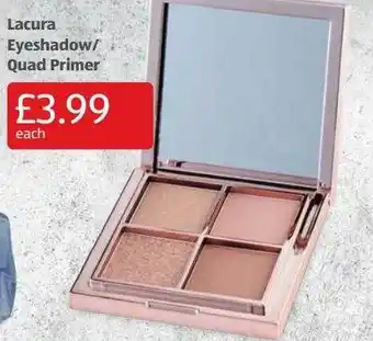 Aldi Lacura eyeshadow quad primer offer