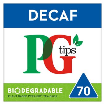 Tesco Pg tips decaffeinated 70 tea bags 203g offer