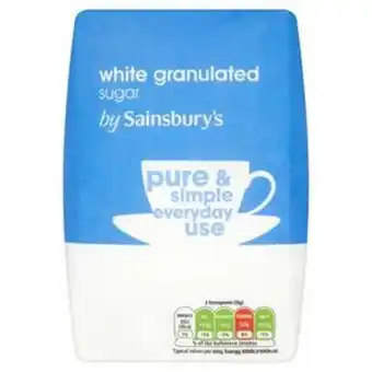 Sainsbury's Sainsbury's white granulated sugar 1kg offer