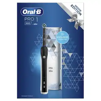Lloyds Pharmacy Oral-b pro 1 680 cross action black electric toothbrush & travel case offer