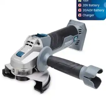 Aldi Ferrex 40v cordless angle grinder offer