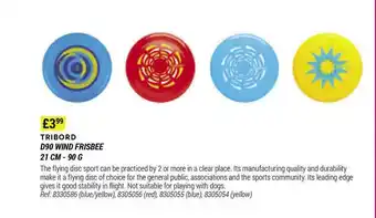 Decathlon Tribord D90 Wind Frisbee 21 Cm - 90 G offer