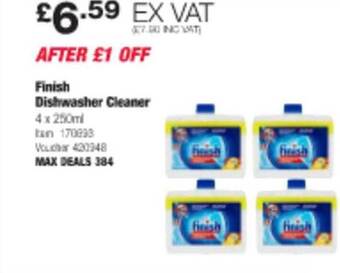 Costco Finish dishwasher cleaner offer