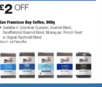 Costco San francisco bay coffee offer