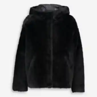 TK Maxx Black mouton reversible leather jacket offer