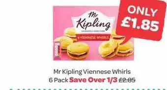 Spar Mr kipling viennese whirls 6 pack offer