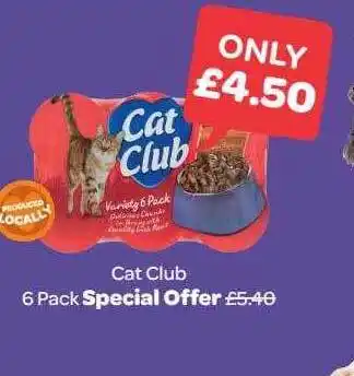 Spar Cat club 6 pack offer