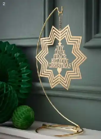 Avon Christmas Star Spinner 10cm x 16cm x 26cm offer