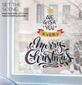 Christmas Window Decals