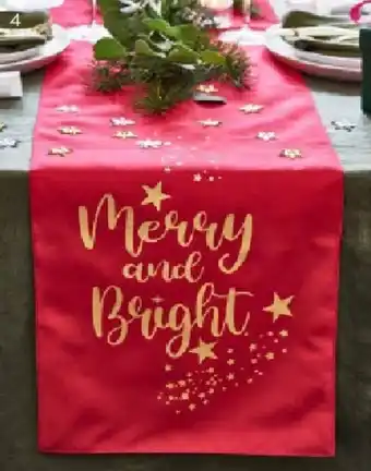 Merry & Bright Table Runner 33cm x 200cm